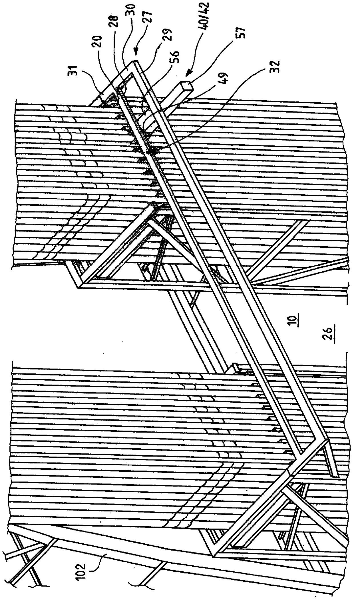 Conveyor device for drill pipe of deep hole drilling equipment