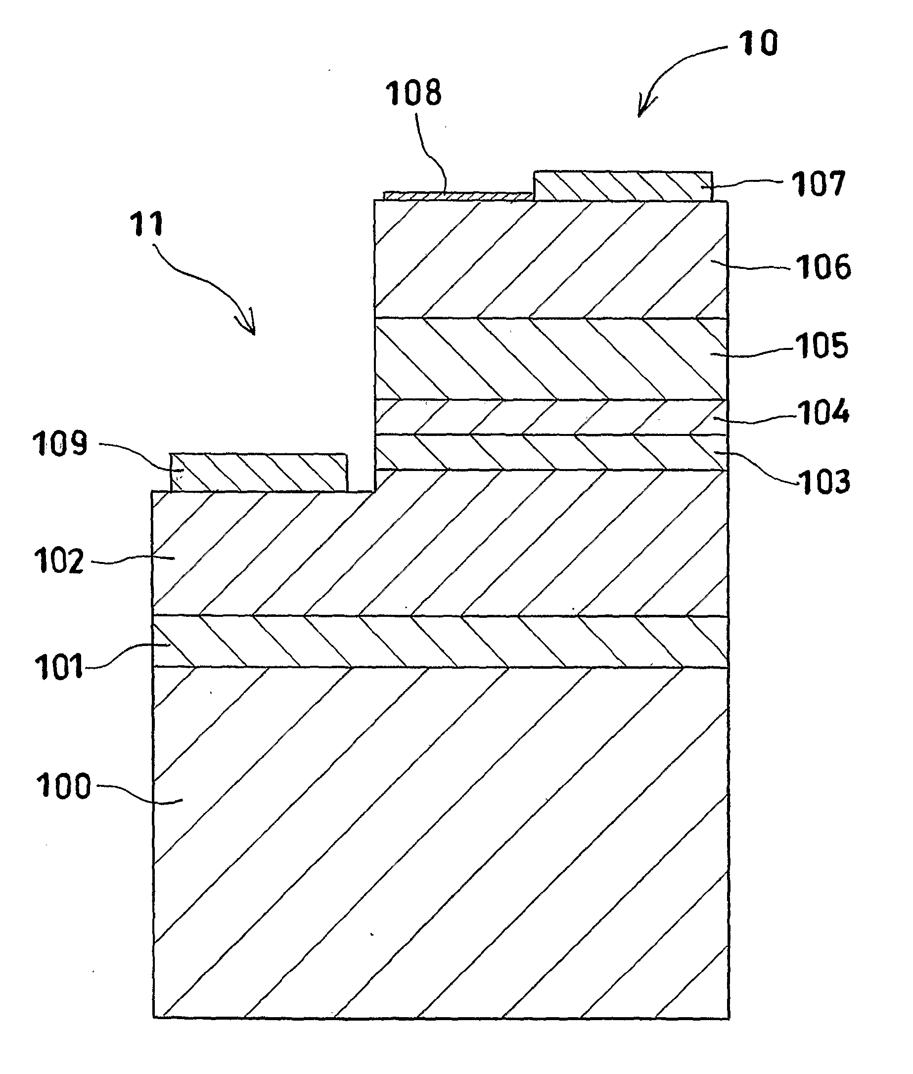 P-N Junction-Type Compound Semiconductor Light-Emitting Diode