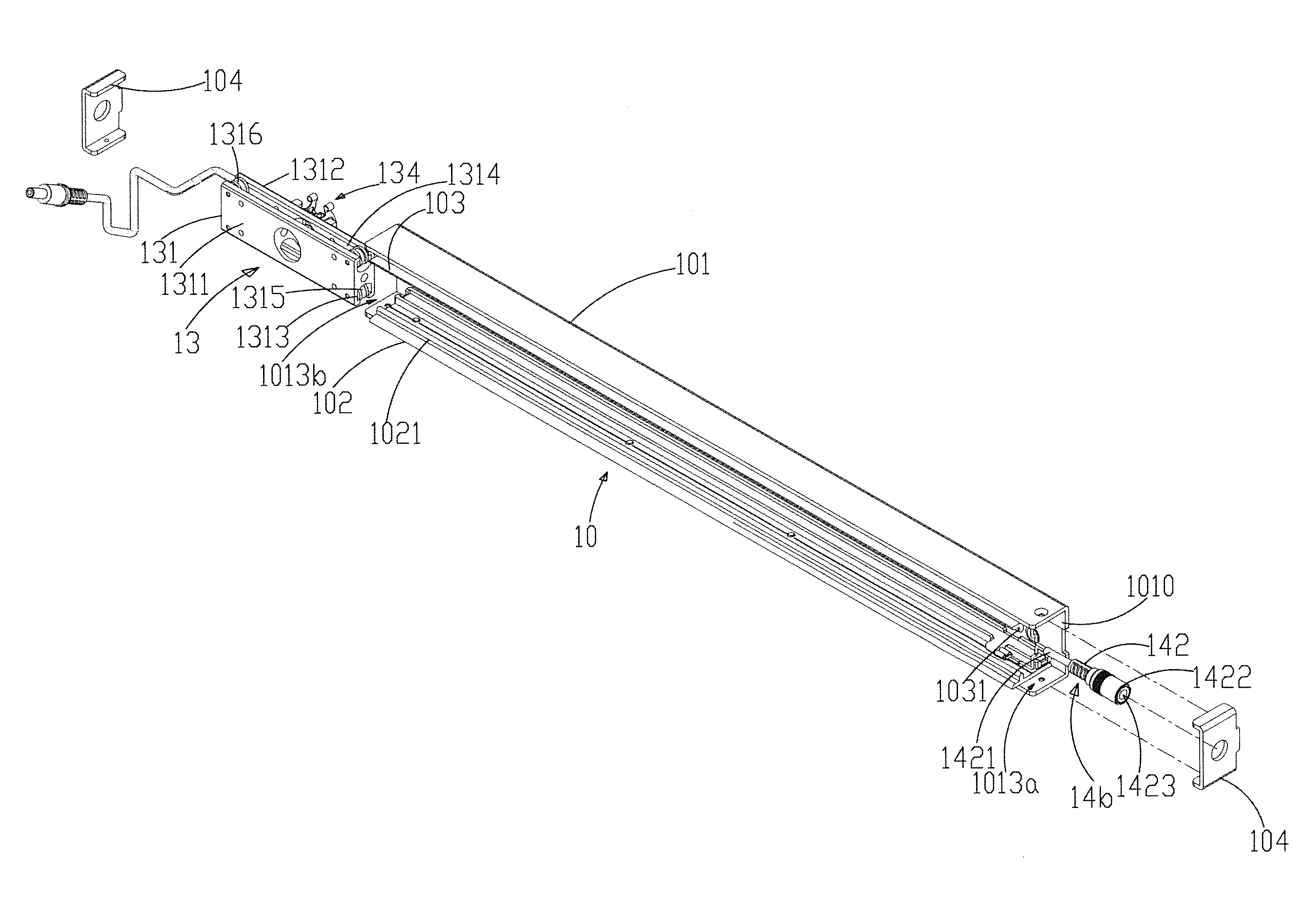 Track structure capable of supplying power