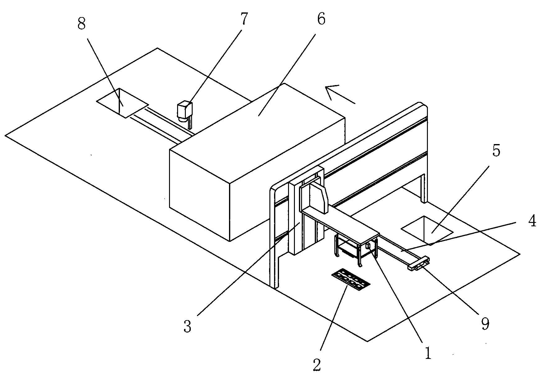 Control system of integrated circuit tendon-cutting device