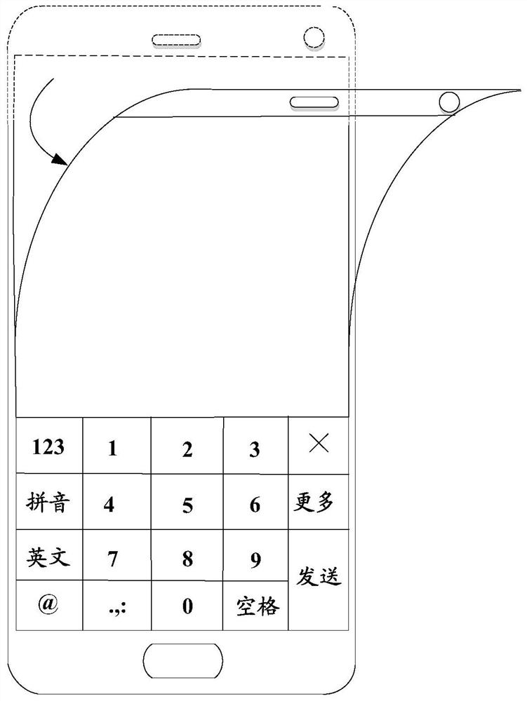 Flexible screen terminal security authentication control method, terminal and computer storage medium