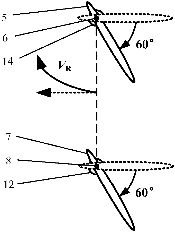 Wireless steering/braking device for pneumatic propulsion type ship body