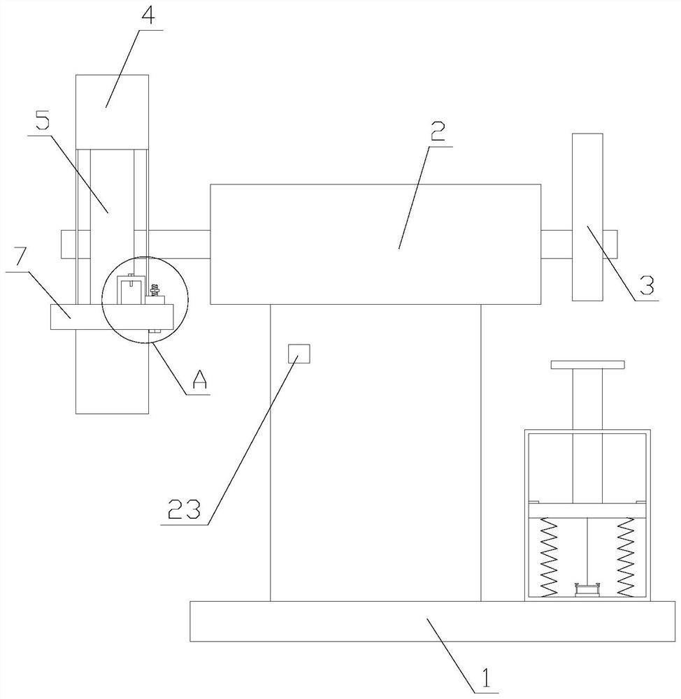 Grinding device with protection function