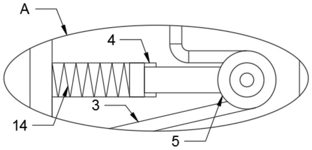 Brake air pipe pressure detection device