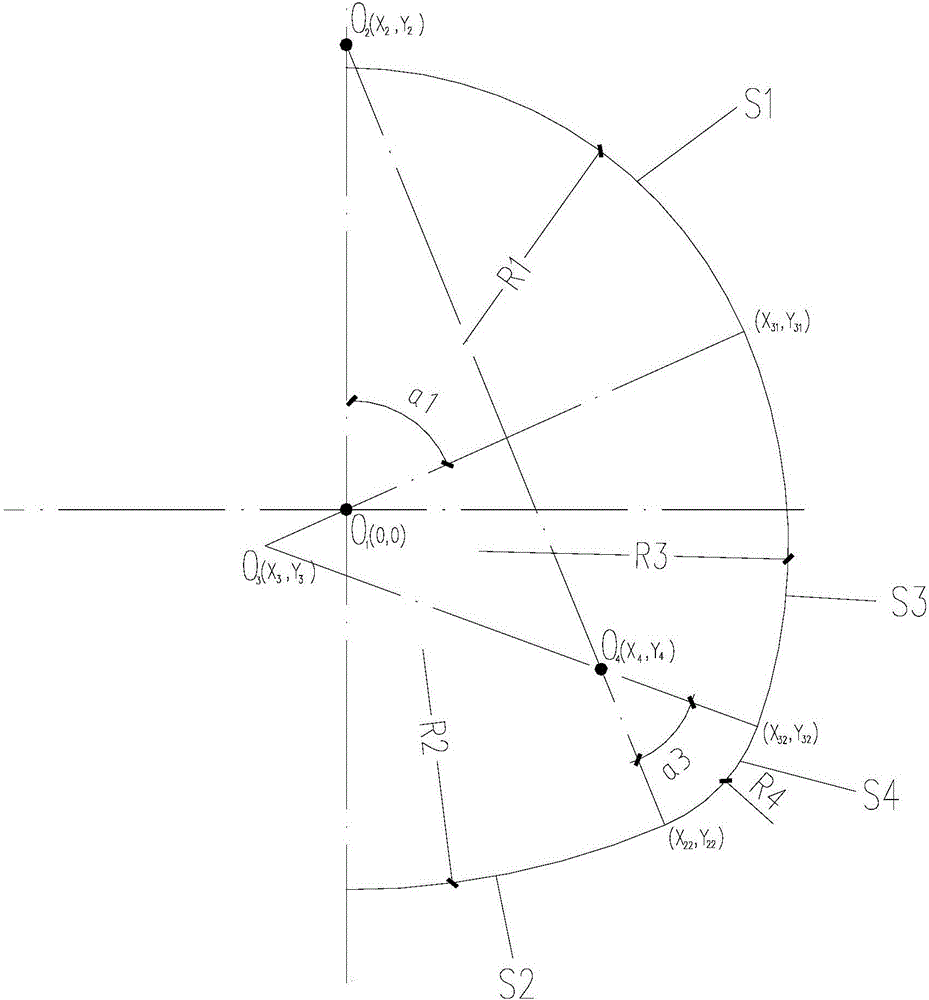 Tunnel cross-section drawing method based on parameterized mining method