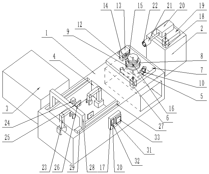 Processing and producing line of simple axillary crutch