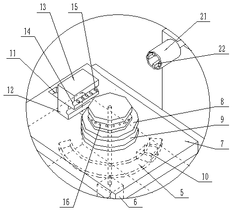 Processing and producing line of simple axillary crutch