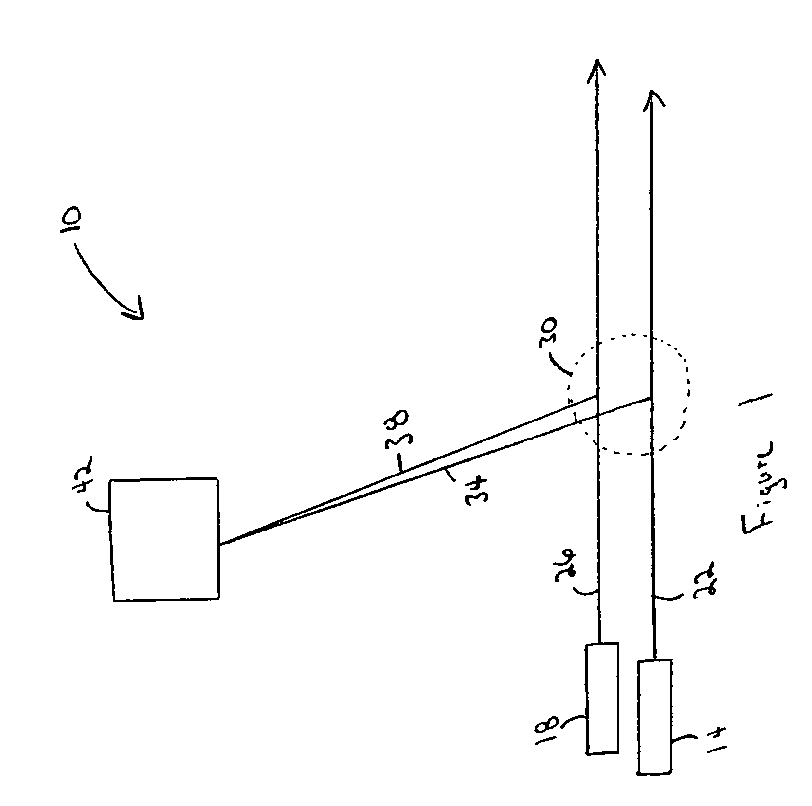 Method and apparatus for measuring particle motion using scattered radiation