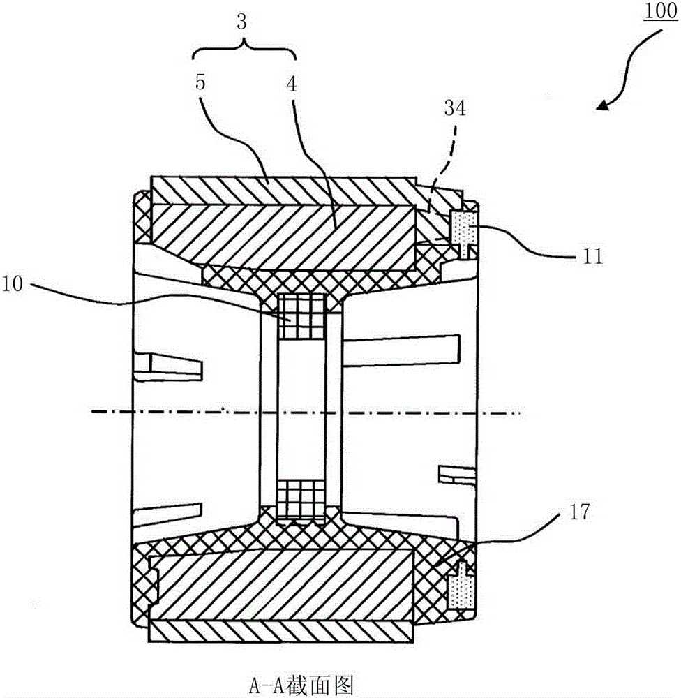 Molded electric motors and air conditioners