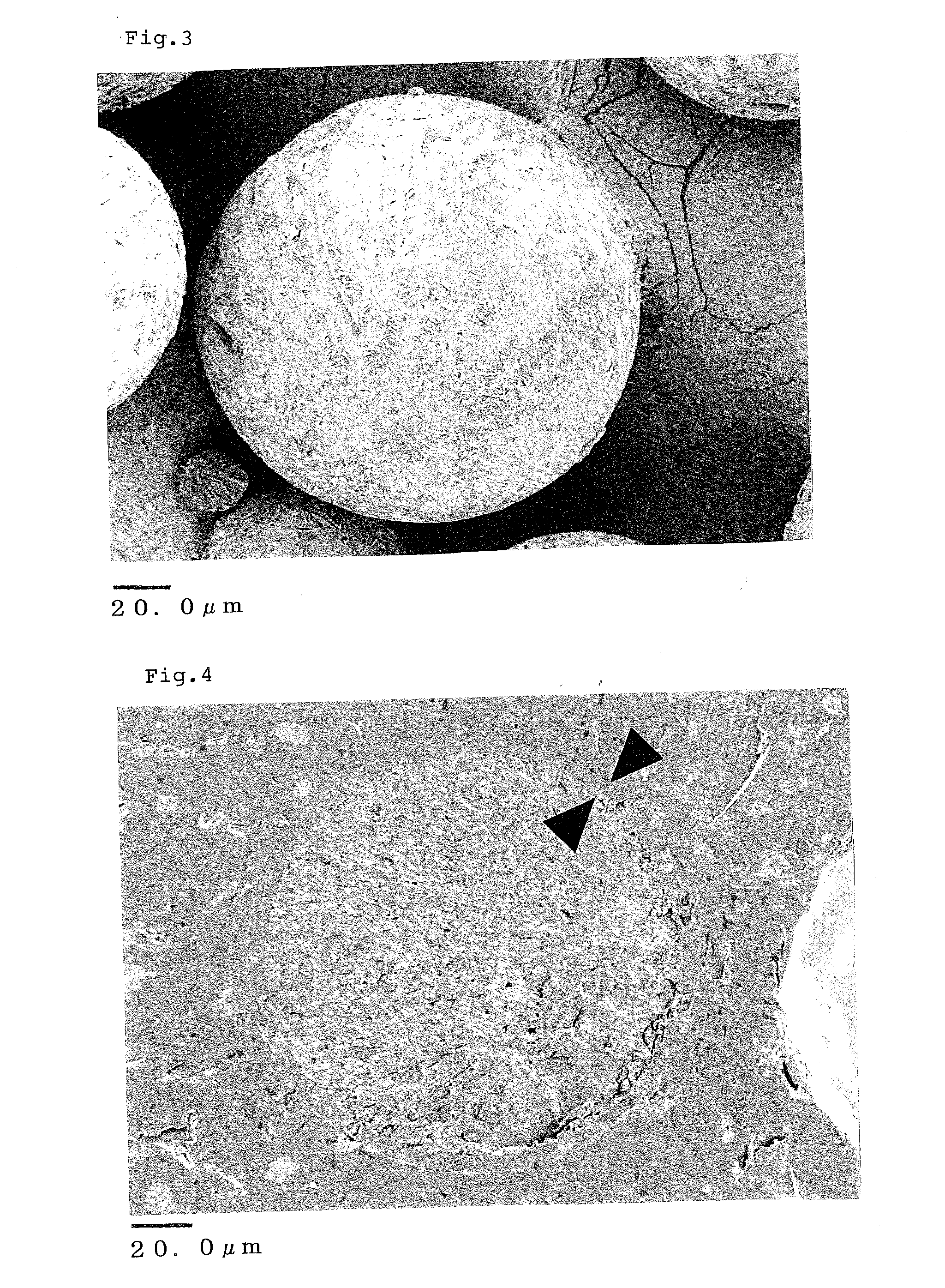 Microspheres having core/shell structure