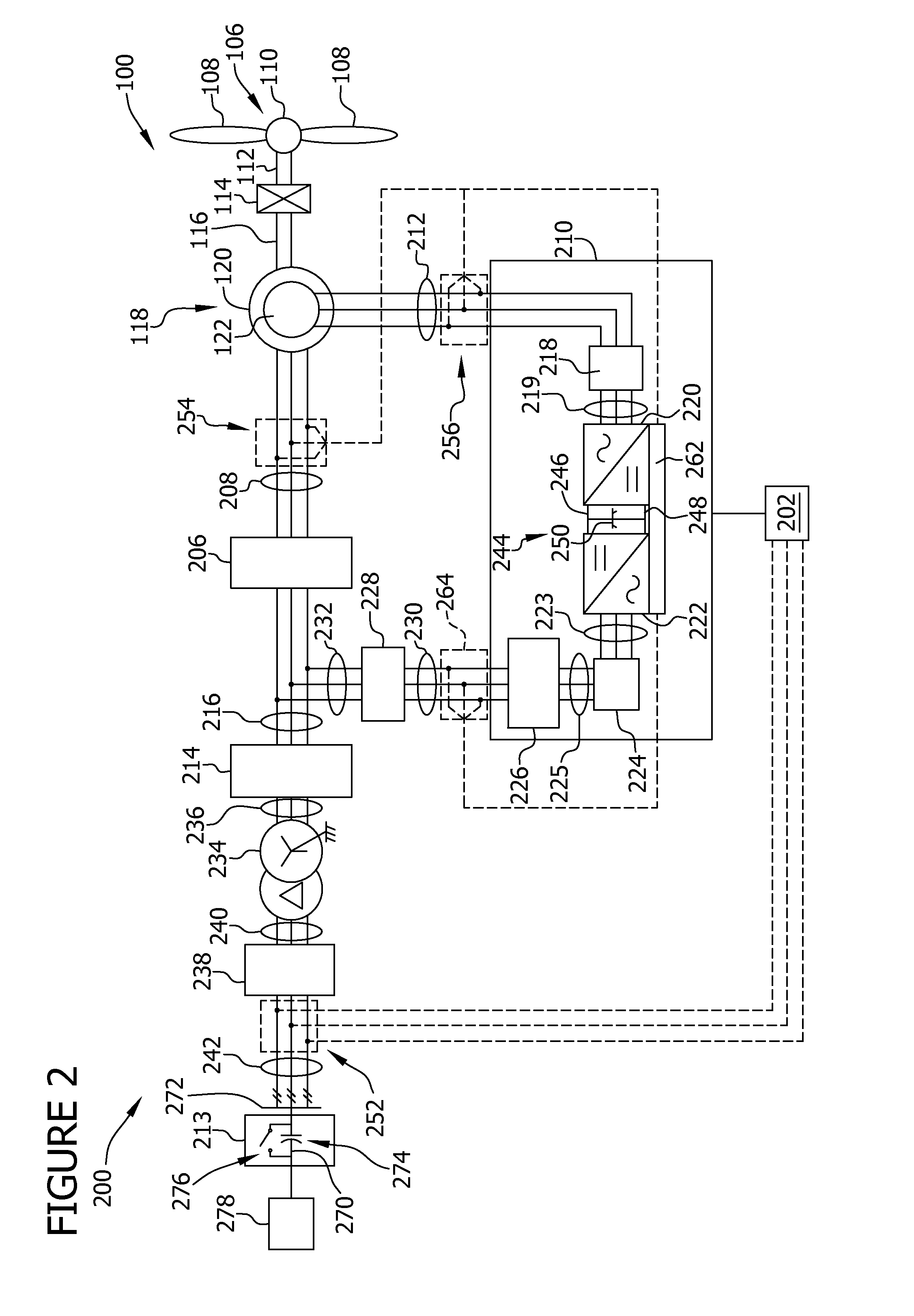 Method and apparatus for generating power in a wind turbine