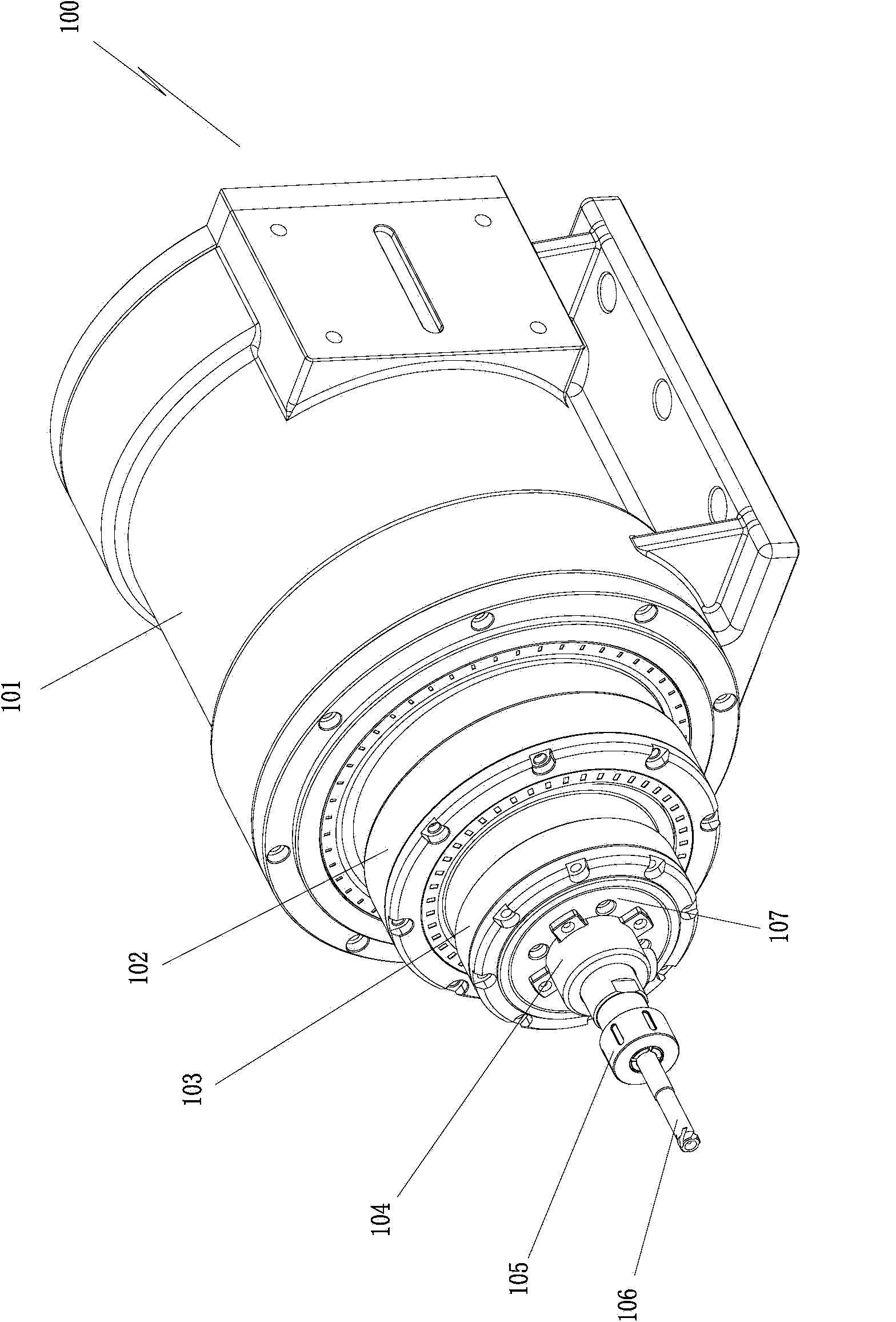 Hole forming device capable of adjusting aperture of formed hole on line