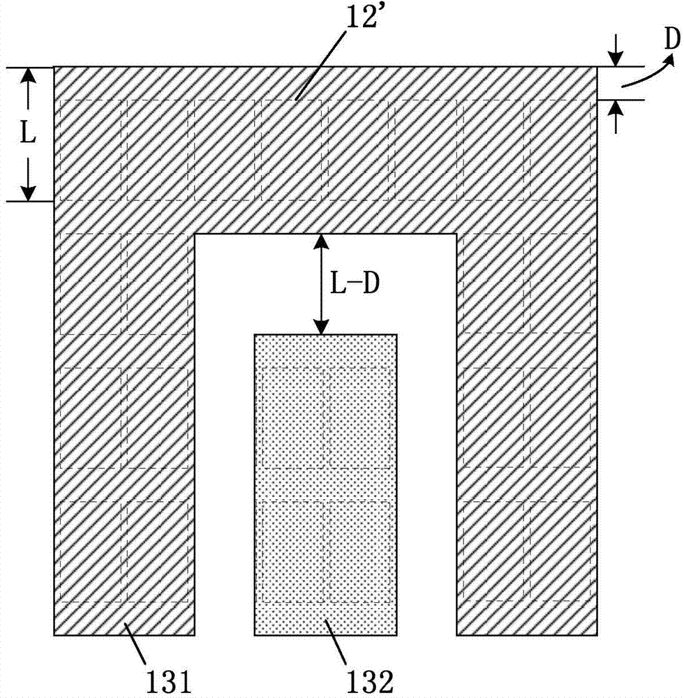 Colored film substrate and touch screen display device