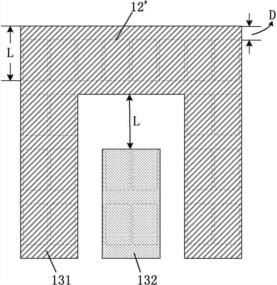 Colored film substrate and touch screen display device
