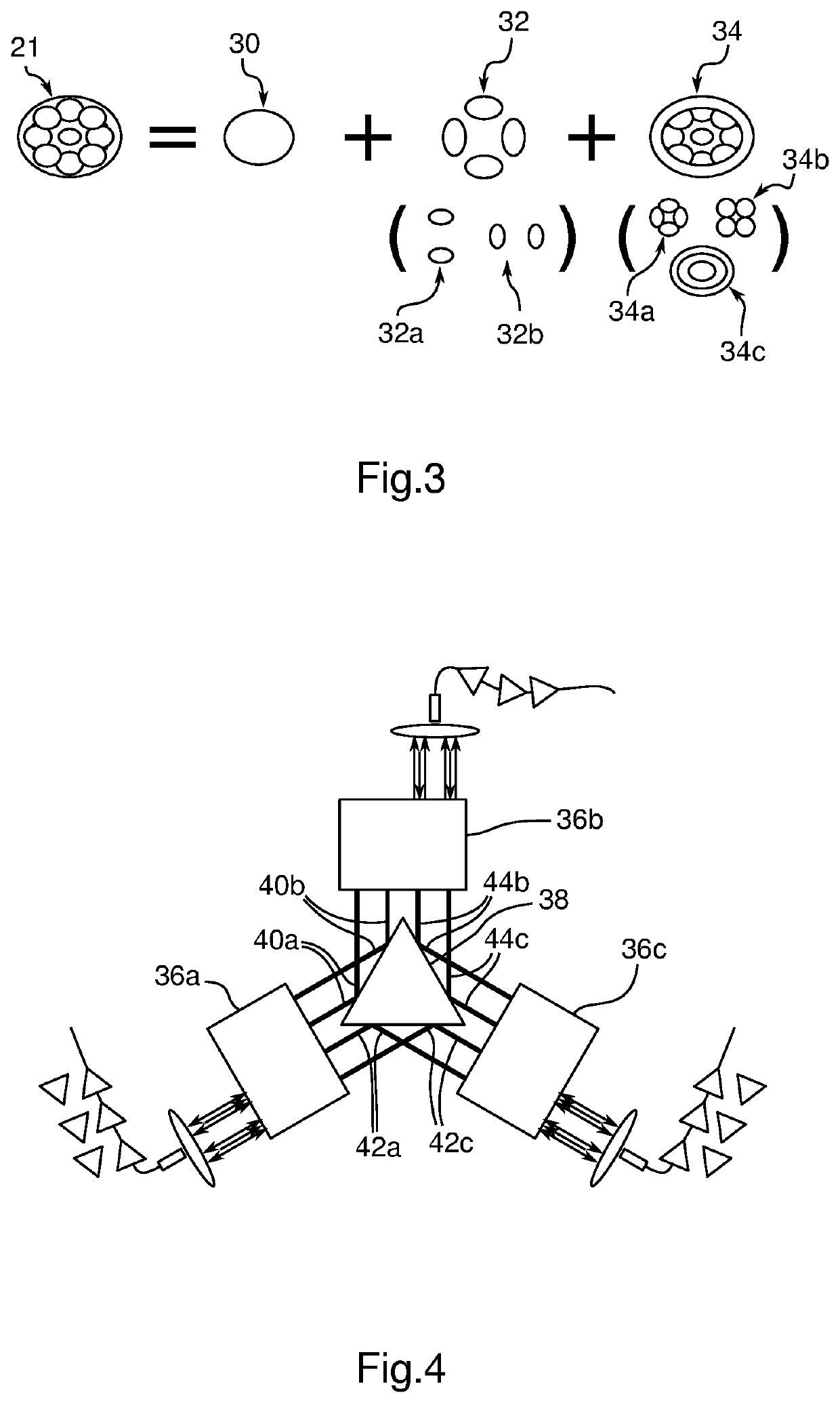 Embedded optical ring communication network for aircraft
