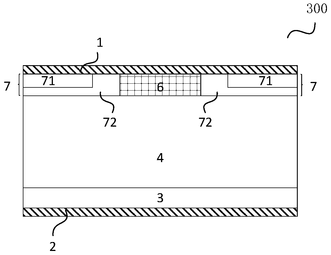 Vertical power device and barrier modulation method thereof