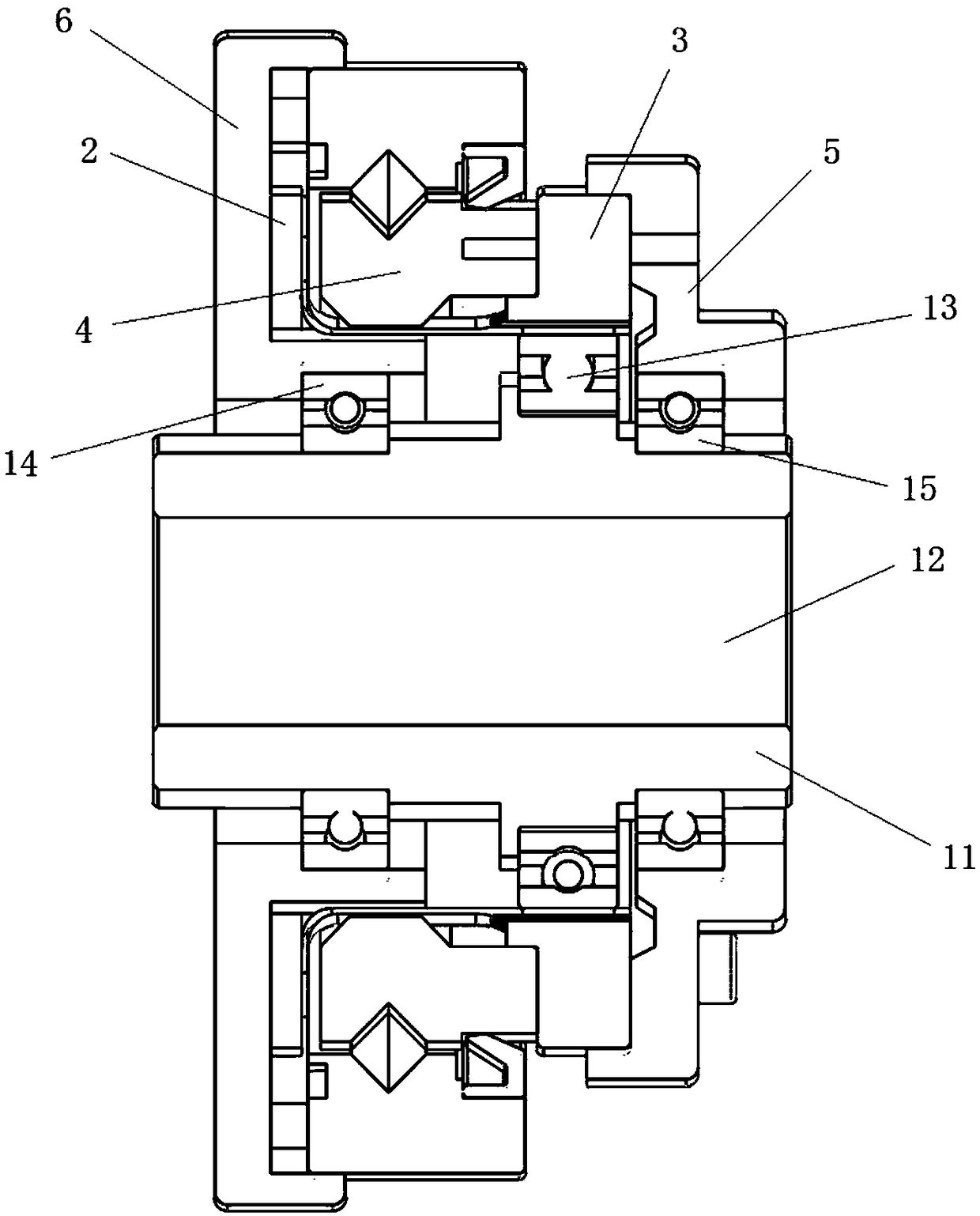 Wave generator for harmonic driving and hollow harmonic driving reducer