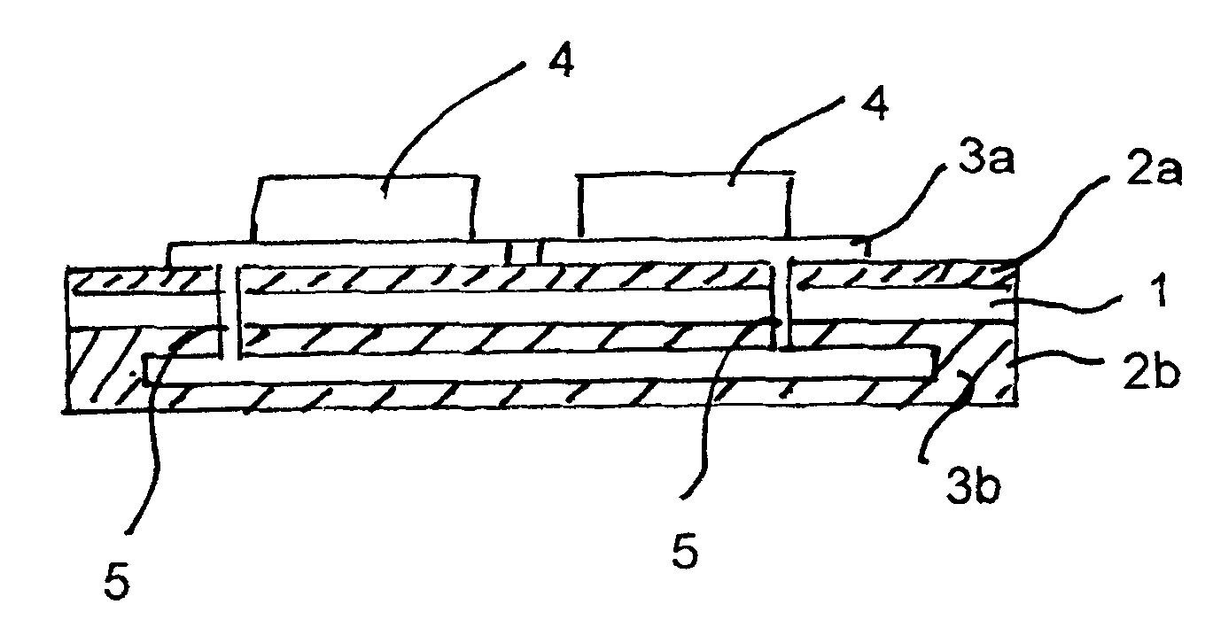 Substrate for holding at least one component and method for producing same