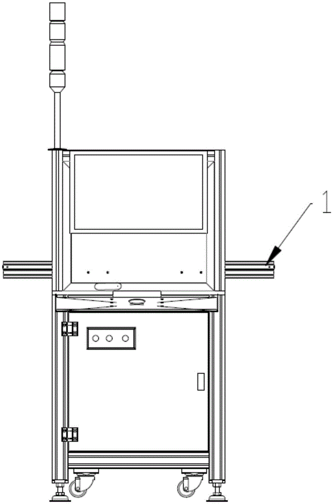 A circuit board optical automatic detection device