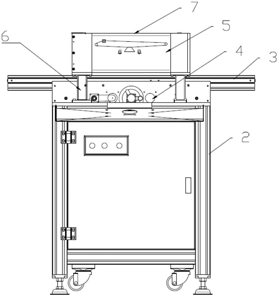 A circuit board optical automatic detection device