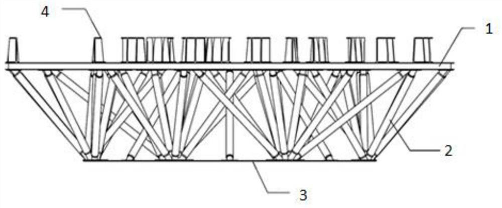 A space truss type multi-star adapter
