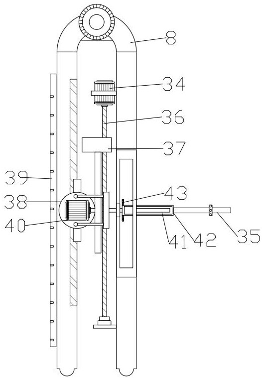 Wall thickness measuring device for kitchen ware production