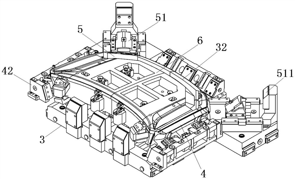 Automobile engine cover outer plate forming die