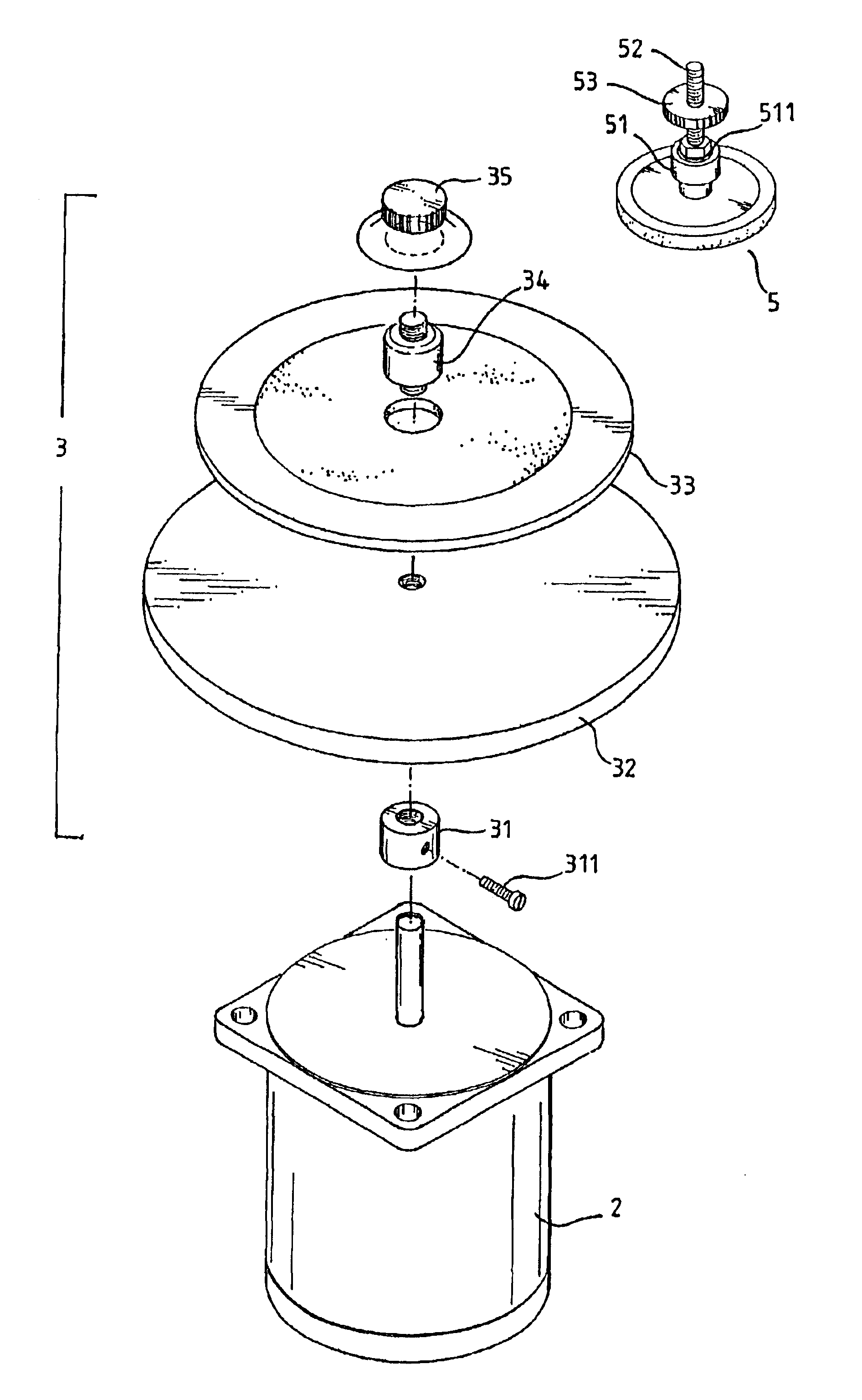 Structure for a polishing machine of an optical disk