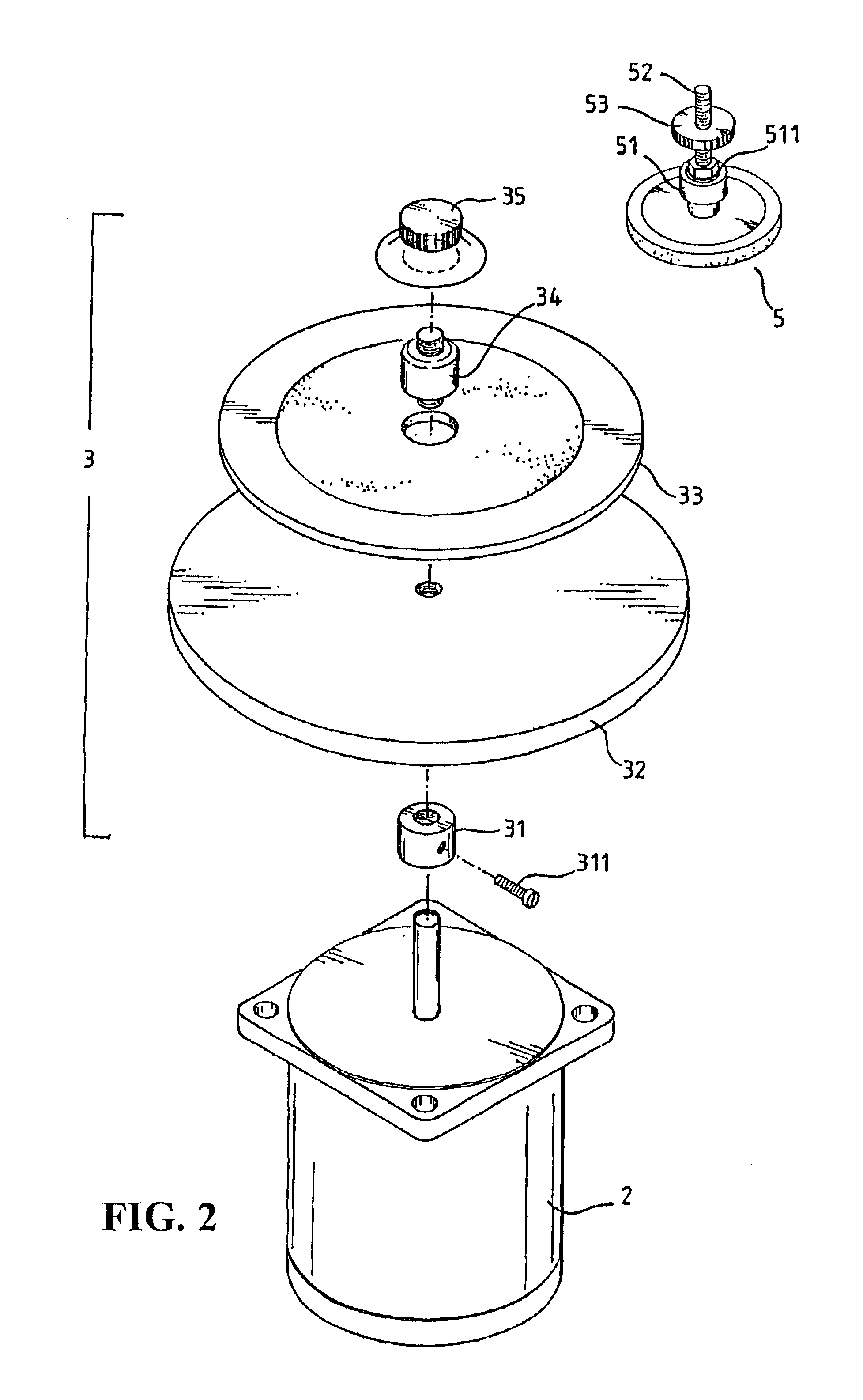 Structure for a polishing machine of an optical disk
