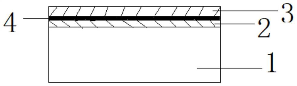 Coating for tungsten-copper alloy material and preparation method thereof
