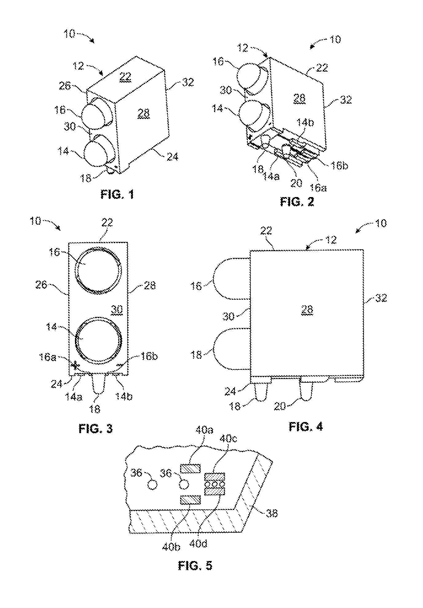 Two-high light-emitting diode holder structure