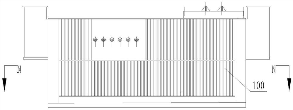 Buried integrated voltage transformation device