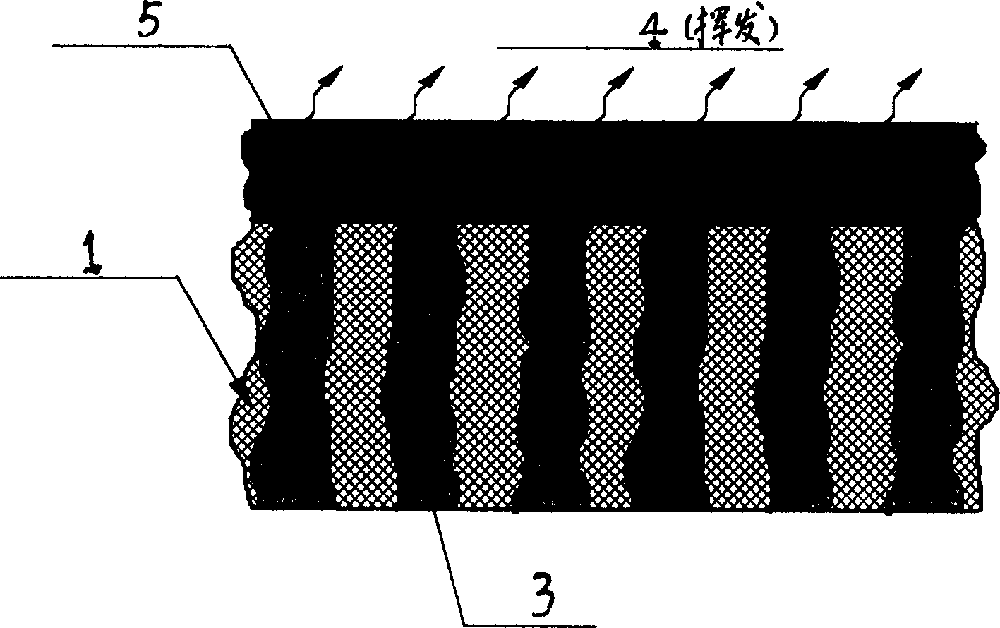 Method for making composite membrane for separation of polymer fluid