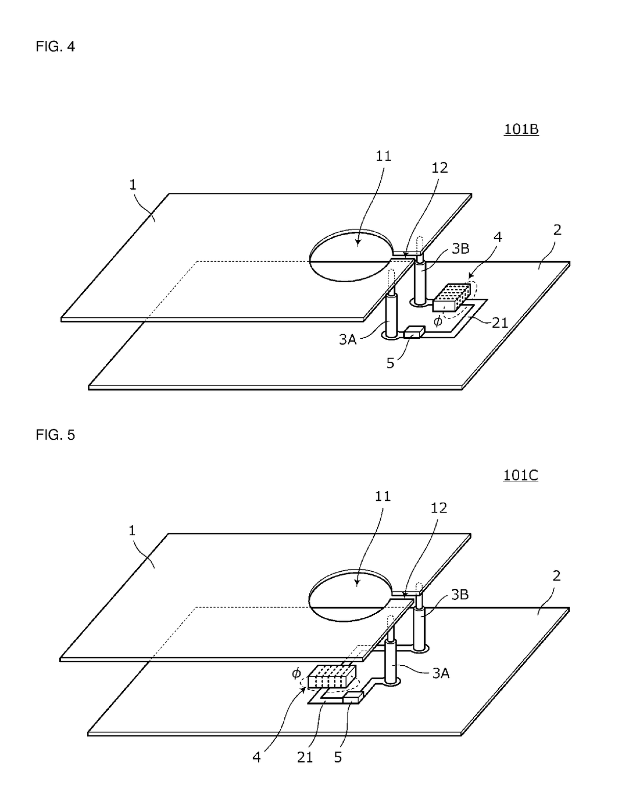 Antenna device and electronic apparatus