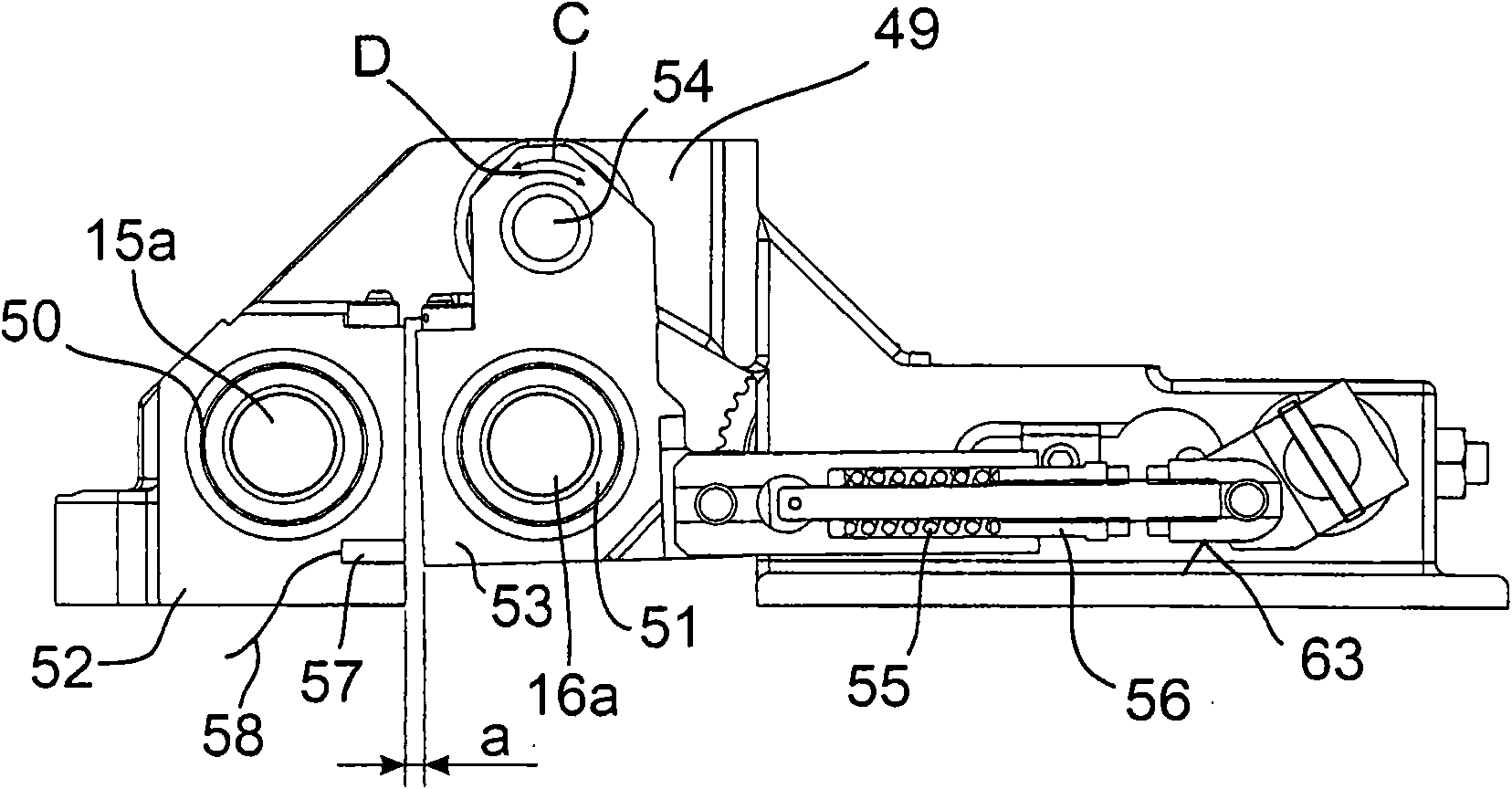 Apparatus used on spinning room preparation machine