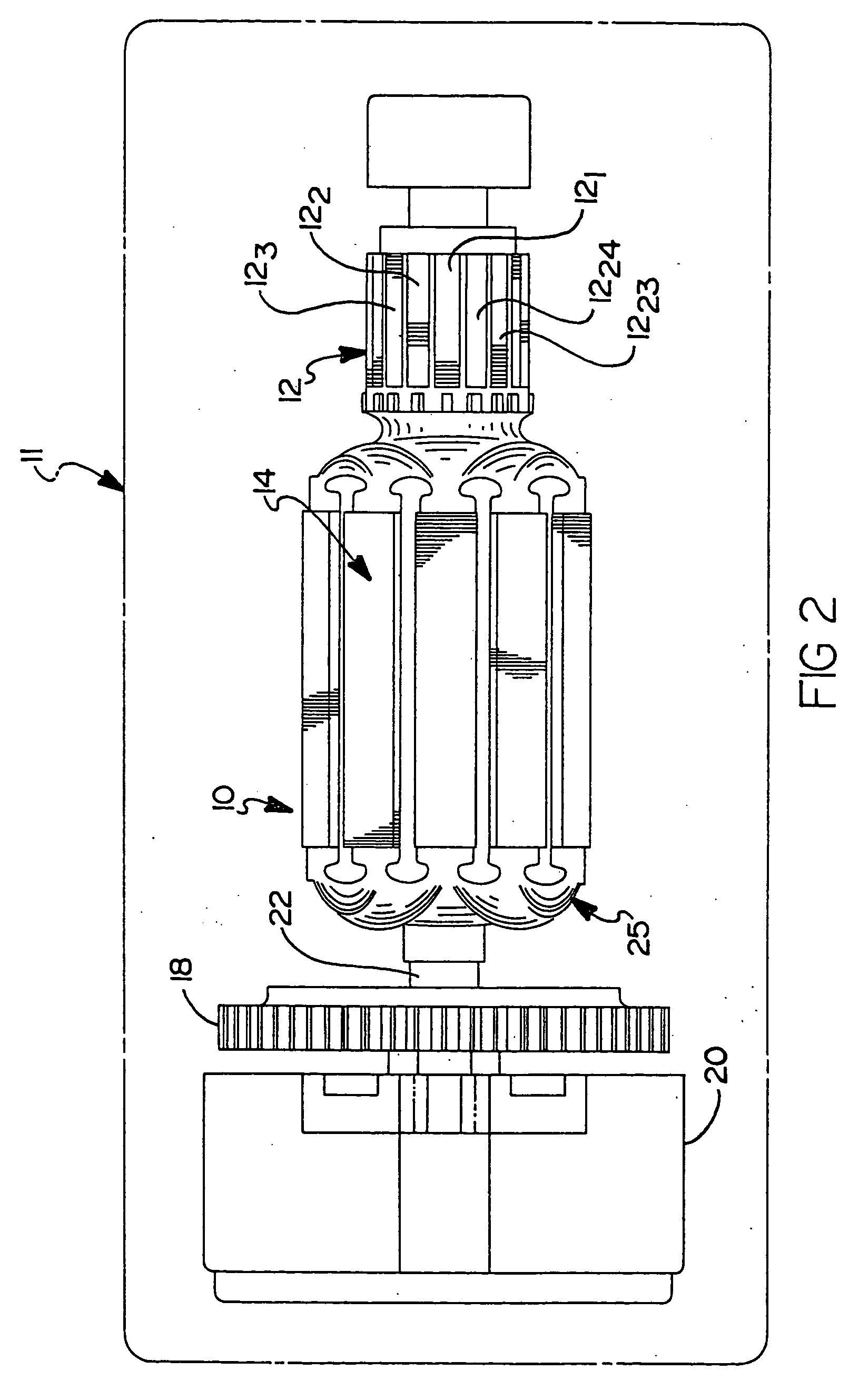Method for manufacturing an armature of an electric motor