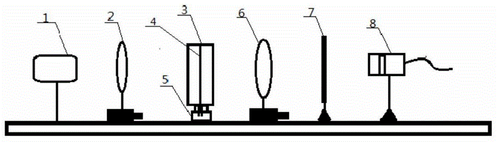 Optical fiber array end surface tilt angle measuring instrument and measuring method