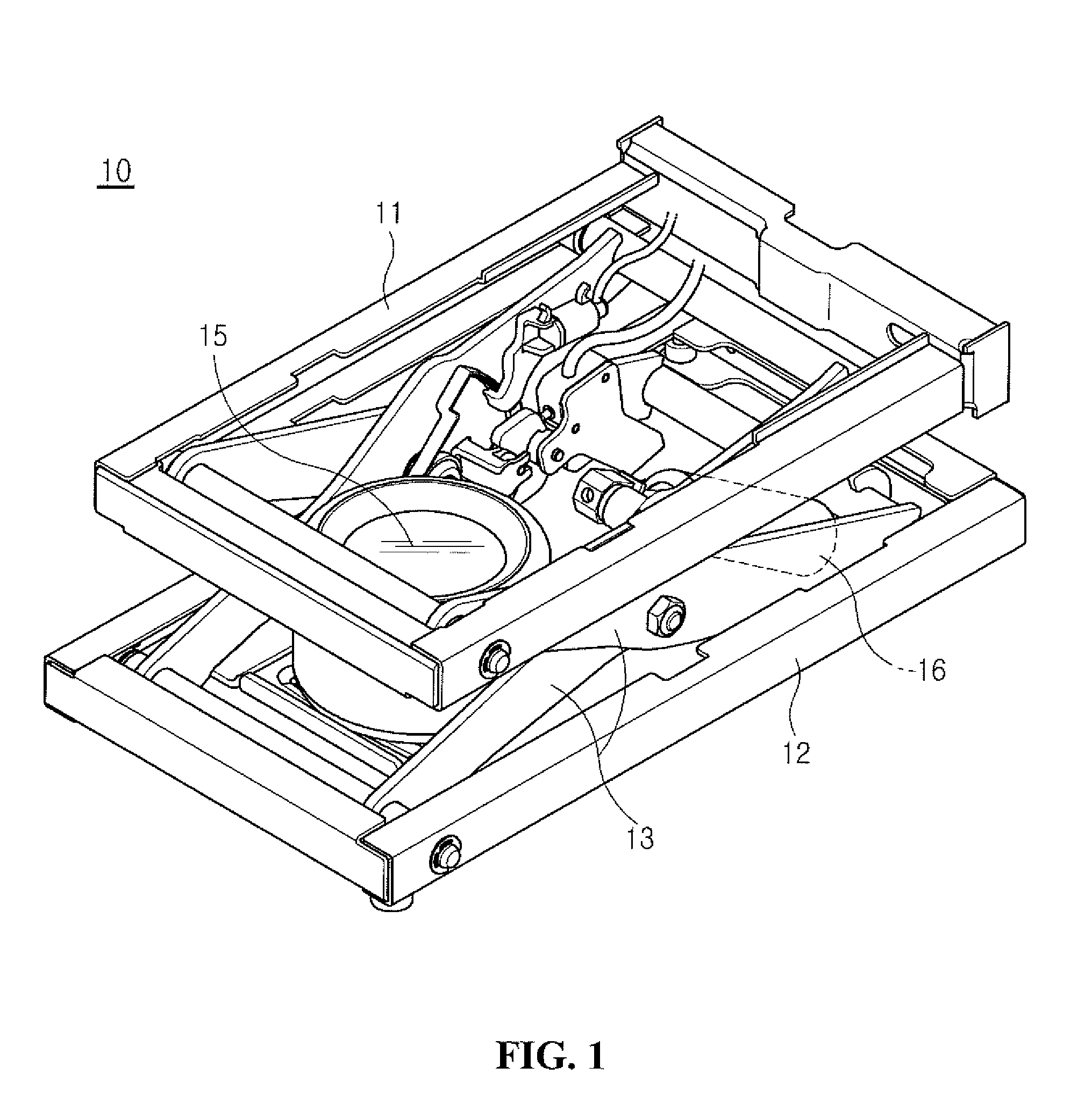 Valve-Intensive Button for Adjusting Height of Cushion Seat for Vehicle