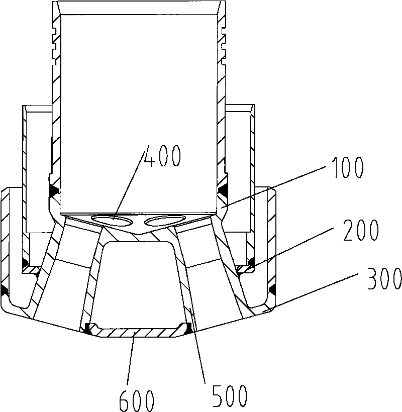 Oxygen lance Spray nozzle