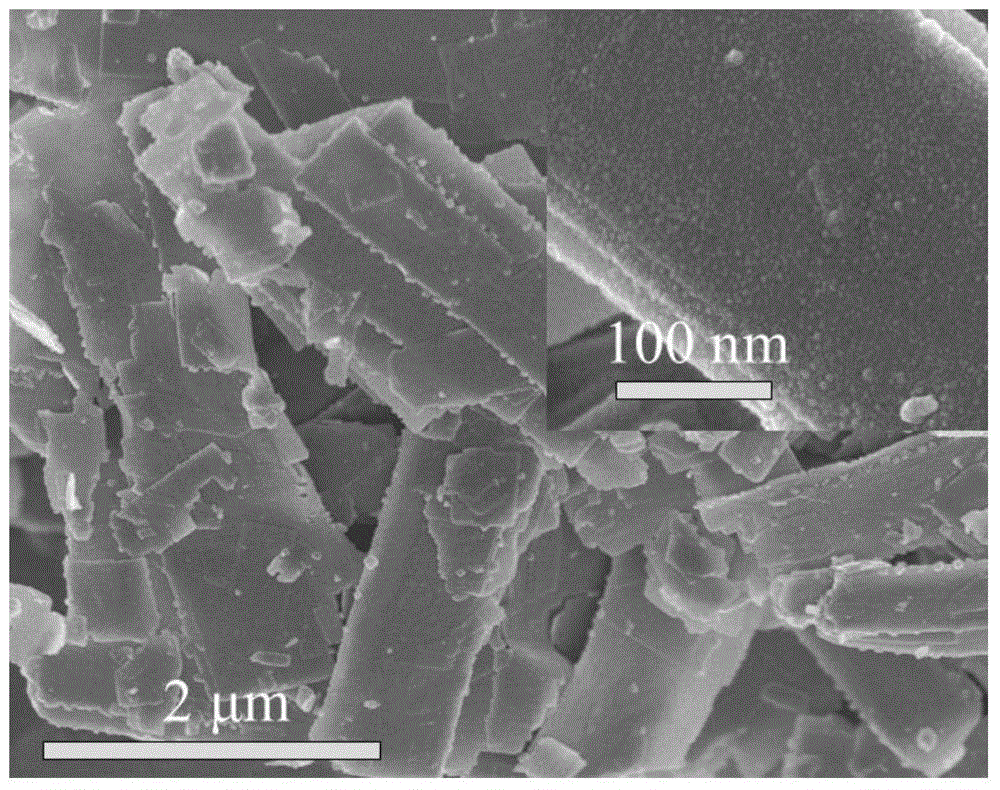 Ag2Nb4O11 nano-textured sheet particle and preparation method thereof