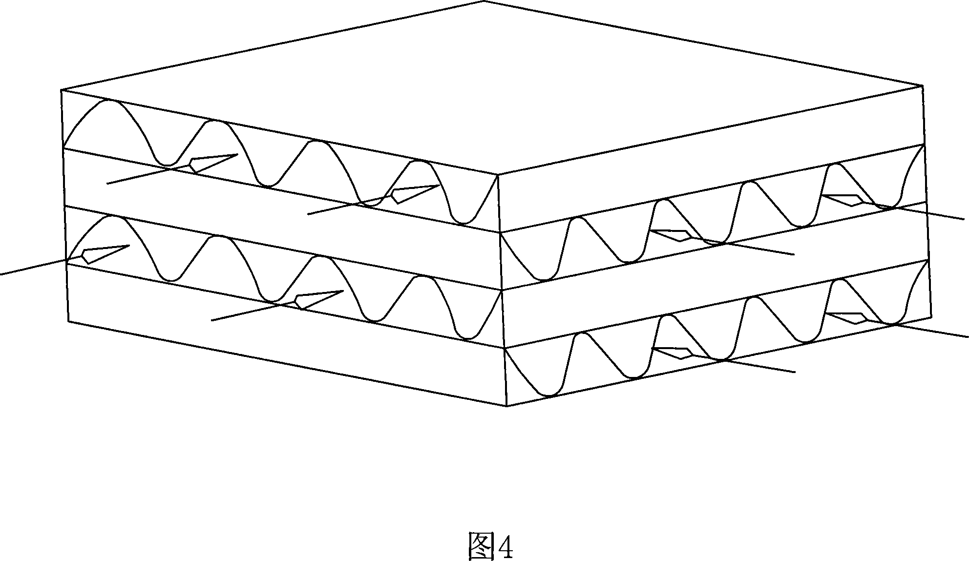 Unpowered type air heat recovery device