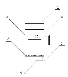 Temperature control electrical heating cup