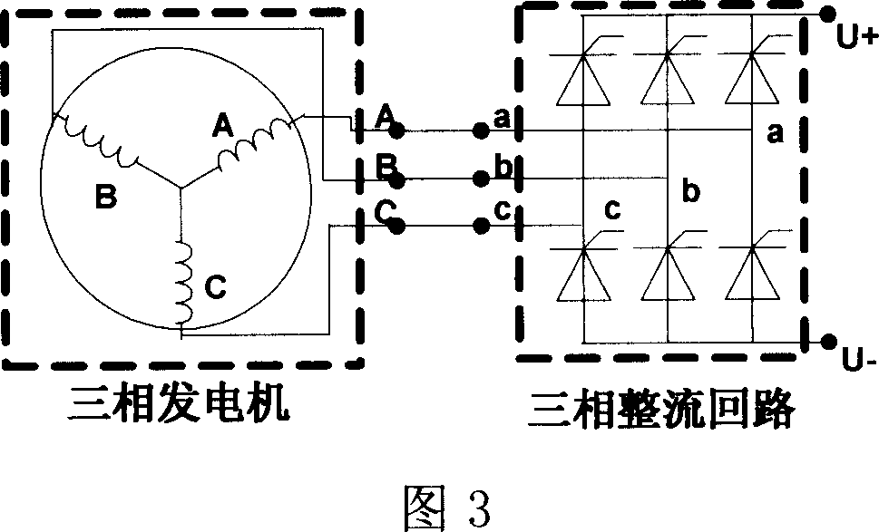 Distributed series connection type hybrid power system