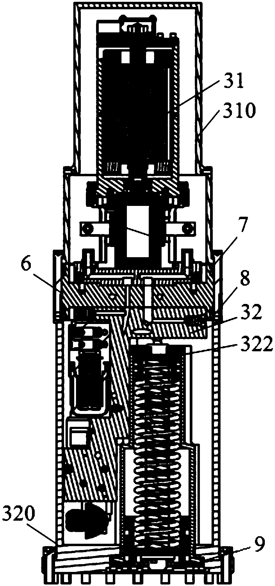 An electromechanical static pressure control system