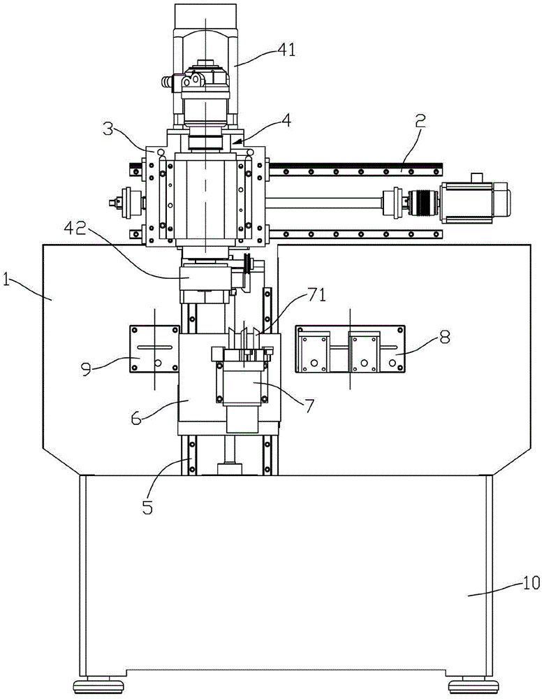 An Inverted CNC Lathe with Separated Two Axes