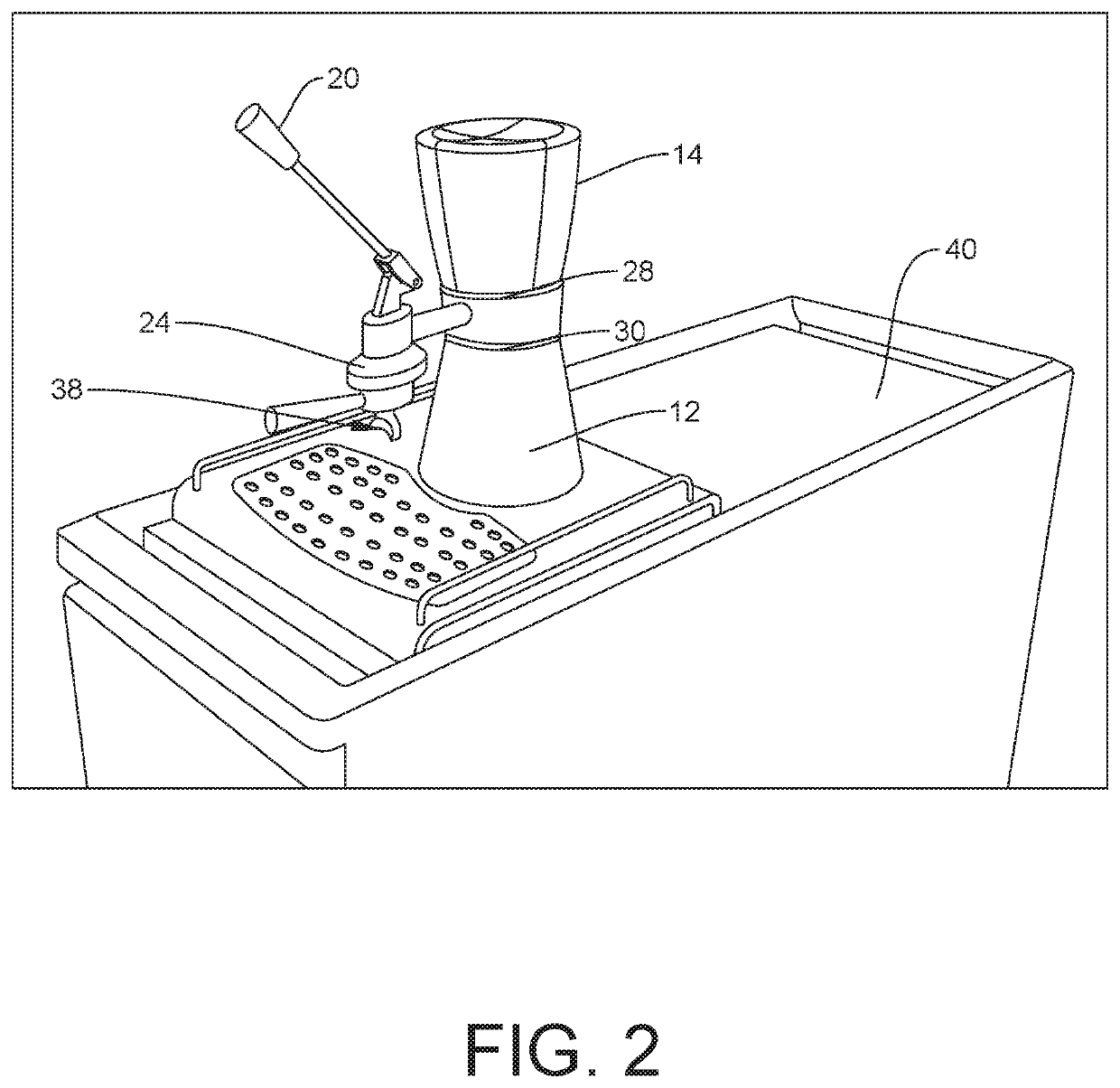 Powerless espresso maker