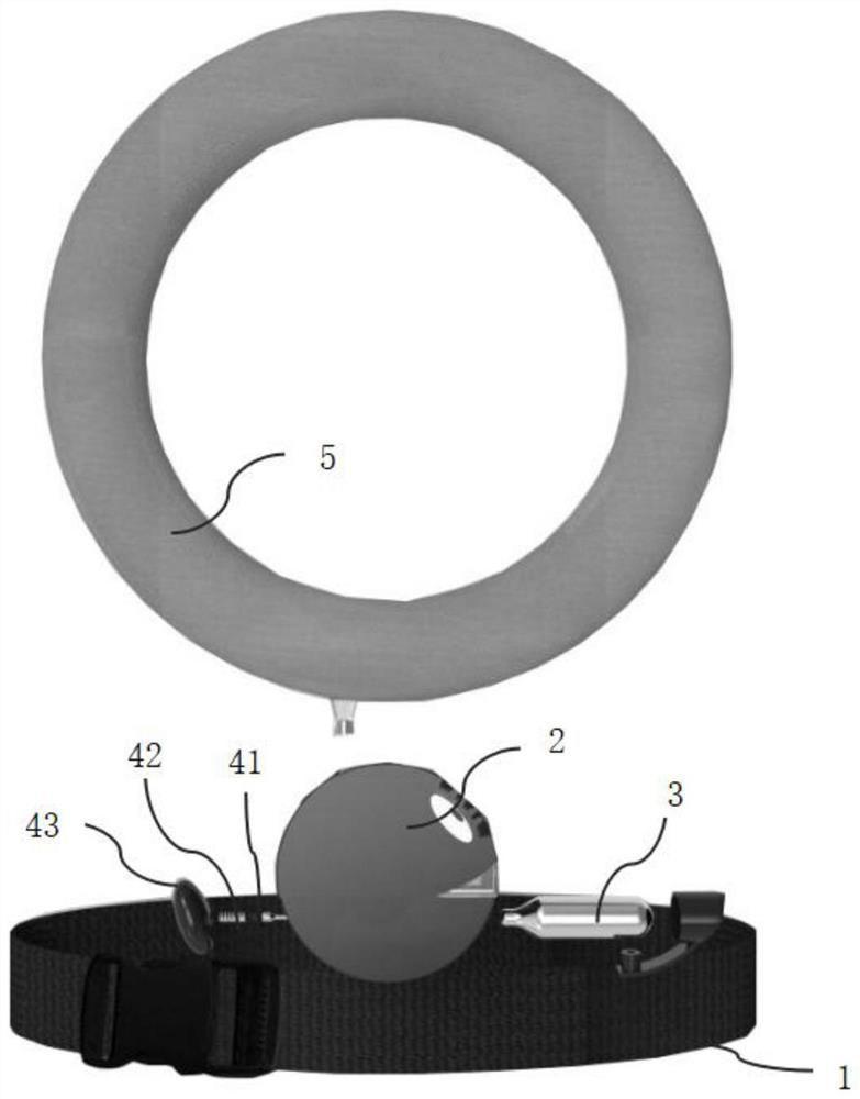 Overwater lifesaving waistband