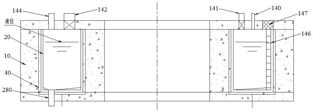 Ultra-large annular concrete stainless steel water tank and manufacturing method thereof