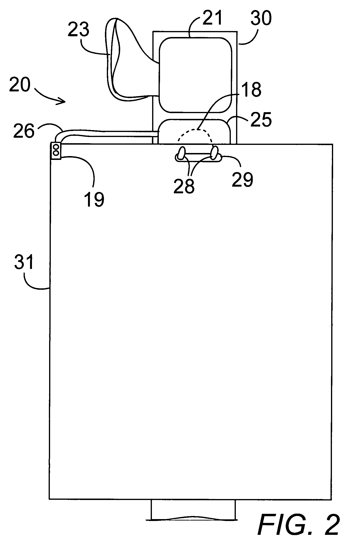 Radiation shield securing and covering system