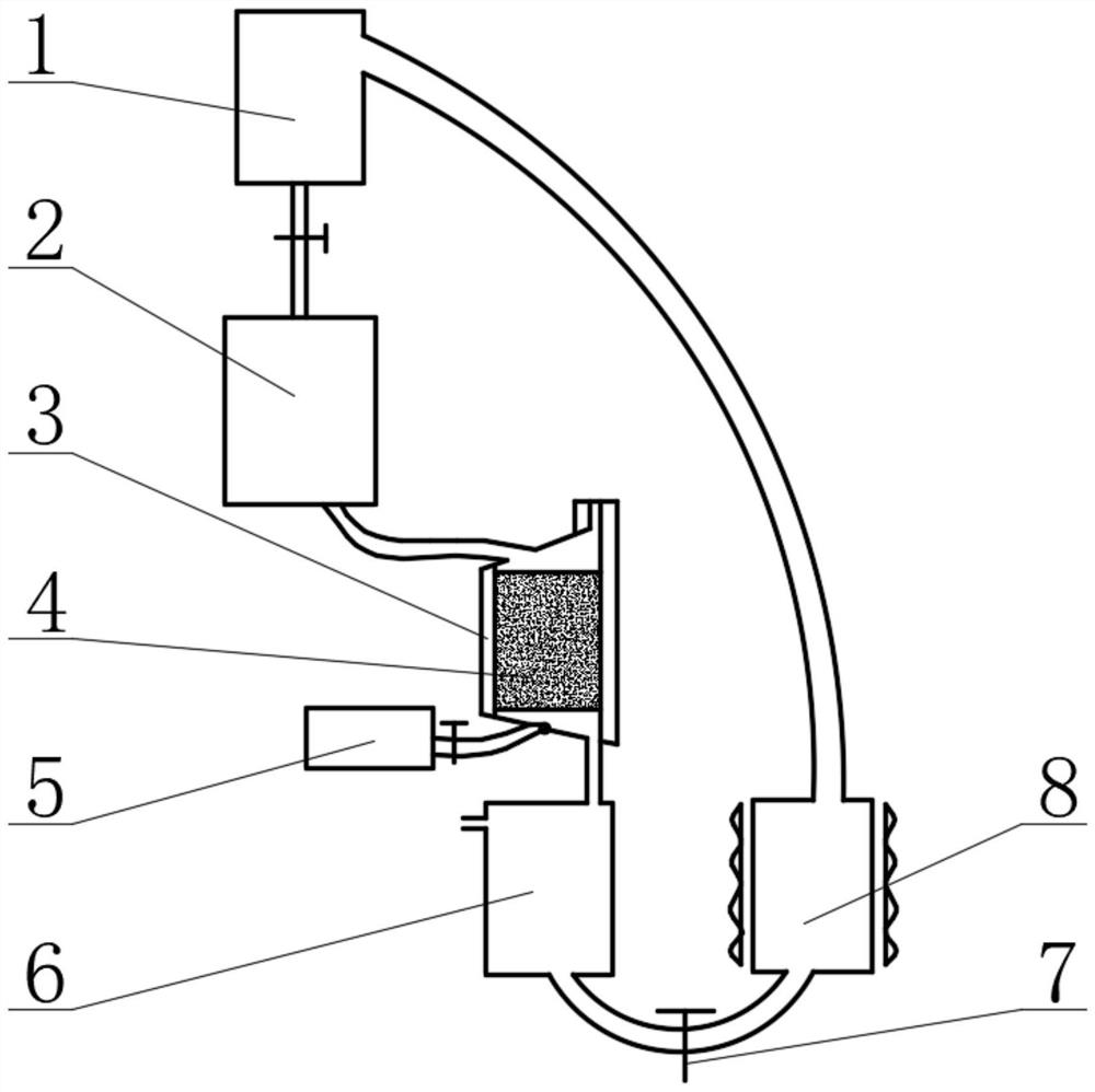 Recycling filter for cleaning 3D product residue alcohol and its use method